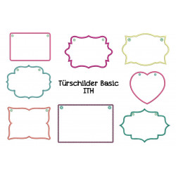 ITH Stickserie - Türschilder Basics